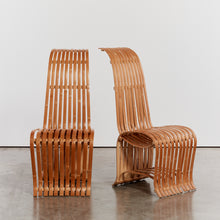 Load image into Gallery viewer, Curved sculptural bamboo chairs
