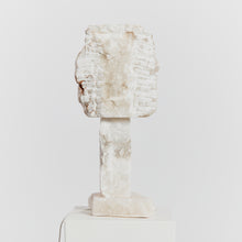Load image into Gallery viewer, Statement rough alabaster goblet lamps
