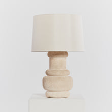 Load image into Gallery viewer, Large sculptural stone lamp
