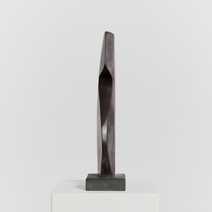 Modernist slate sculpture, signed and numbered