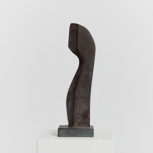 Modernist slate sculpture, signed and numbered