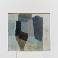 Load image into Gallery viewer, Abstract colour block work in blue and grey tones, 1960
