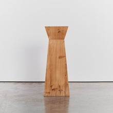 Load image into Gallery viewer, Pinched waist pine plinth - HIRE ONLY
