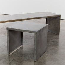 Load image into Gallery viewer, Postmodern galvanised steel side table
