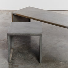 Load image into Gallery viewer, Postmodern galvanised steel side table
