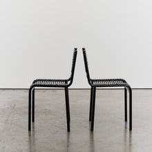 Load image into Gallery viewer, René Herbst Sandows black dining chairs
