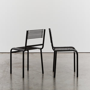 René Herbst Sandows black dining chairs