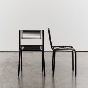 René Herbst Sandows black dining chairs