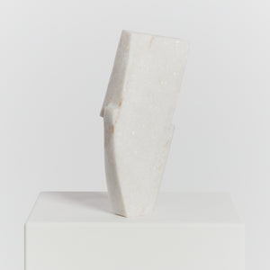 White dolomite stone sculpture