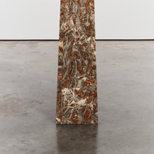 Load image into Gallery viewer, Trapeze marble plinth
