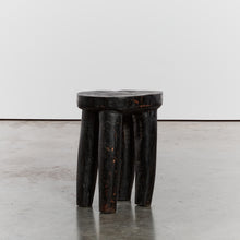 Load image into Gallery viewer, Antique hand-carved side table
