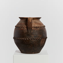 Load image into Gallery viewer, Charred terracotta cosi pot
