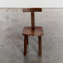 Load image into Gallery viewer, Brutalist T-back chair by Olavi Hanninen
