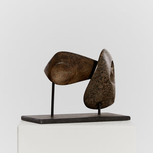 Interlocking granite sculpture