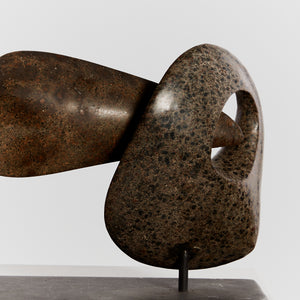 Interlocking granite sculpture