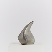 Load image into Gallery viewer, Pair of cast metal abstract sculptures
