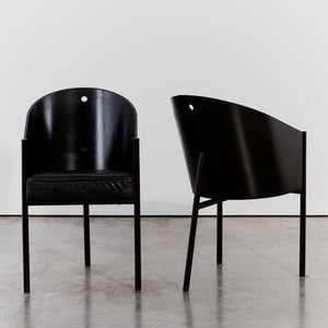 Costes dining chairs by Philippe Starck