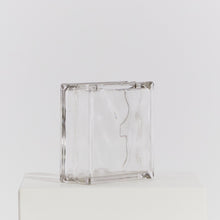 Load image into Gallery viewer, Glass brick vase square - HIRE ONLY
