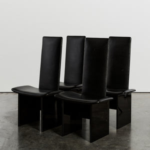 Set of four Rennie dining chair by Kazuhide Takahama