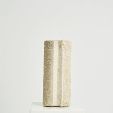 Load image into Gallery viewer, Geoffrey Harris Portland stone cylindrical sculpture
