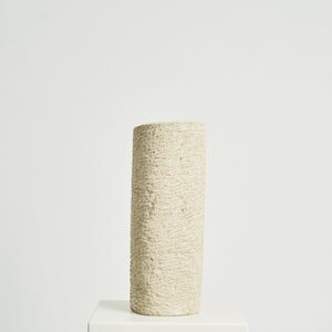 Geoffrey Harris portland stone double cylindrical sculpture