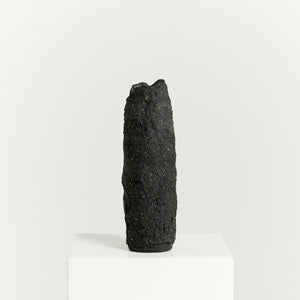 Volcanic clay organic form vase - HIRE ONLY