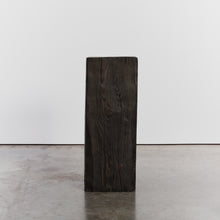 Load image into Gallery viewer, XL wabi sabi ebonised plinth  - HIRE ONLY
