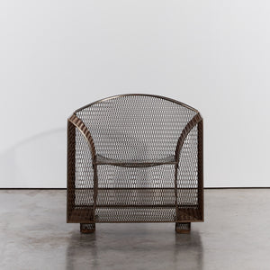 Mesh wire armchair - HIRE ONLY