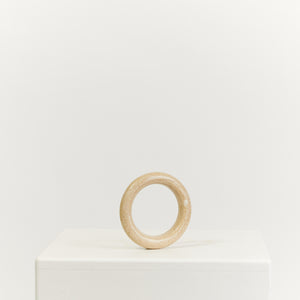 Ceramic ring - cream/thin - HIRE ONLY