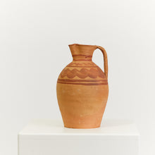 Load image into Gallery viewer, Terracotta pitcher - wave pattern- HIRE ONLY
