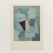 Load image into Gallery viewer, Large rare edition of Serge Poliakoff &#39;Composition Bleue&#39; lithograph - numbered 155/180
