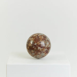 Stone sphere, burnt Sienna  - HIRE ONLY