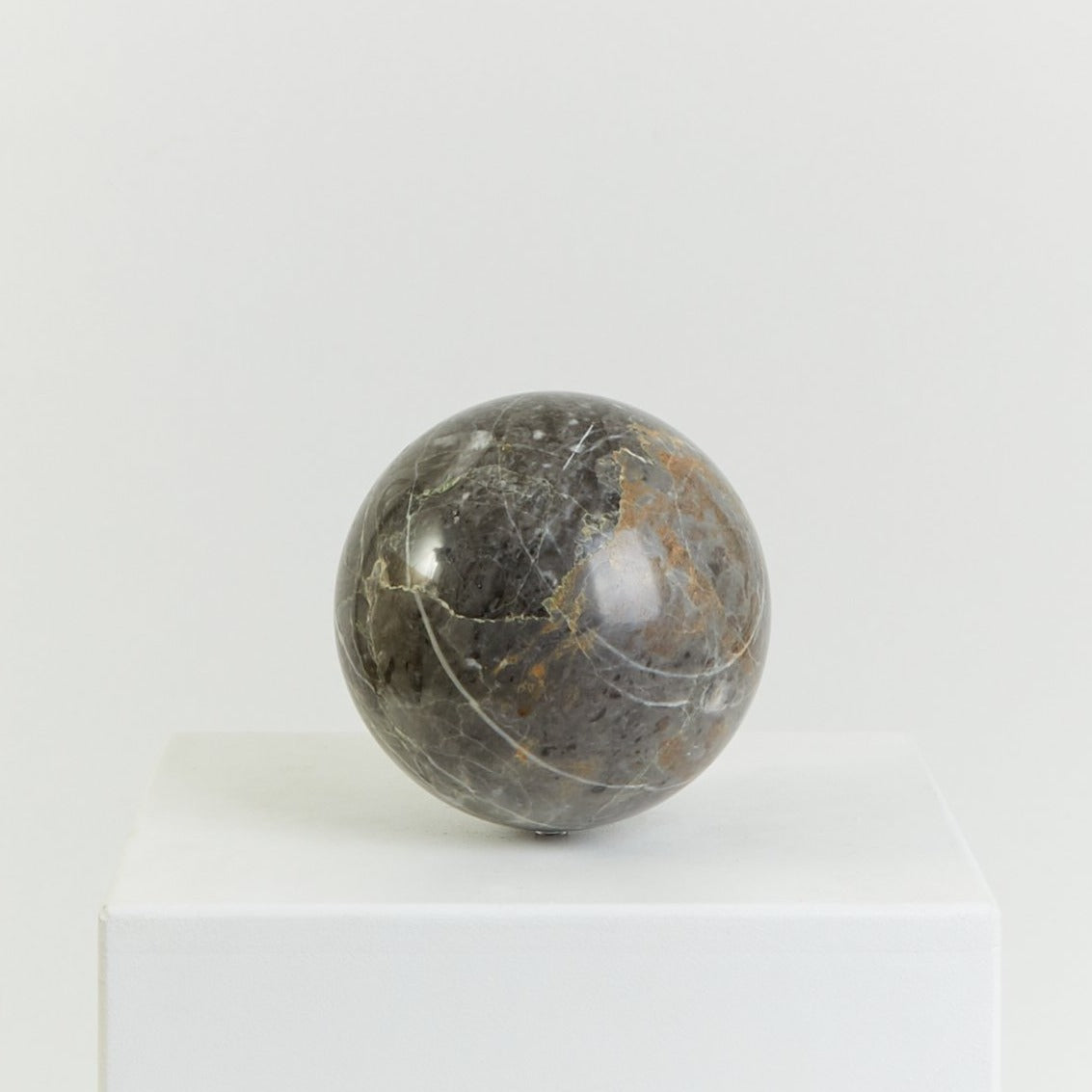 Stone sphere, grey - HIRE ONLY