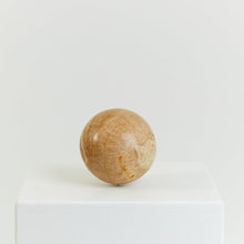 Load image into Gallery viewer, Stone sphere with base -  Maltese - HIRE ONLY
